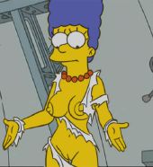 Nahá Marge Simpsonova. Fotka - 3
